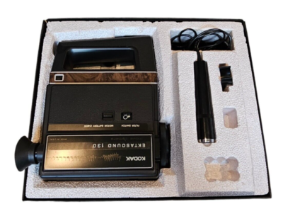 Kodak Ektasound 130 Super 8 Movie Outfit Vintage In Box