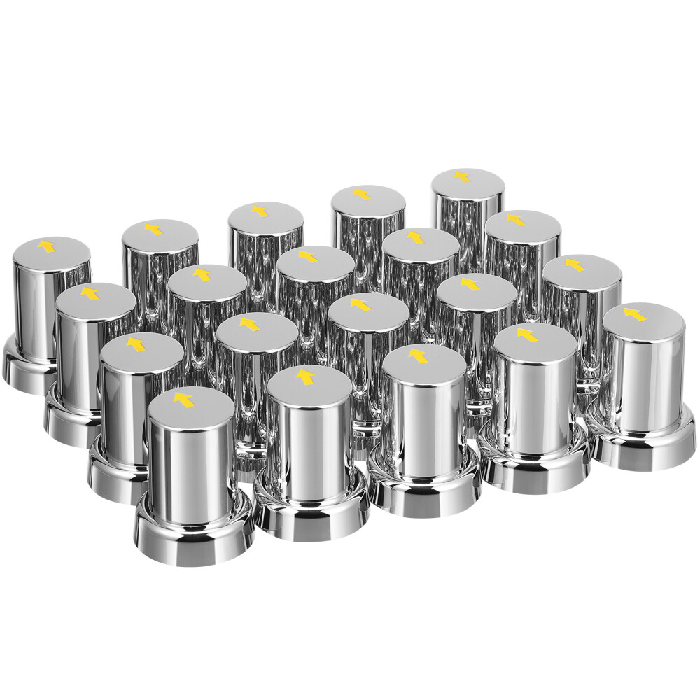 20pcs 33mm Bumper Semi Truck Lug Nut Covers Semi Lug Nut Covers Lug Nut