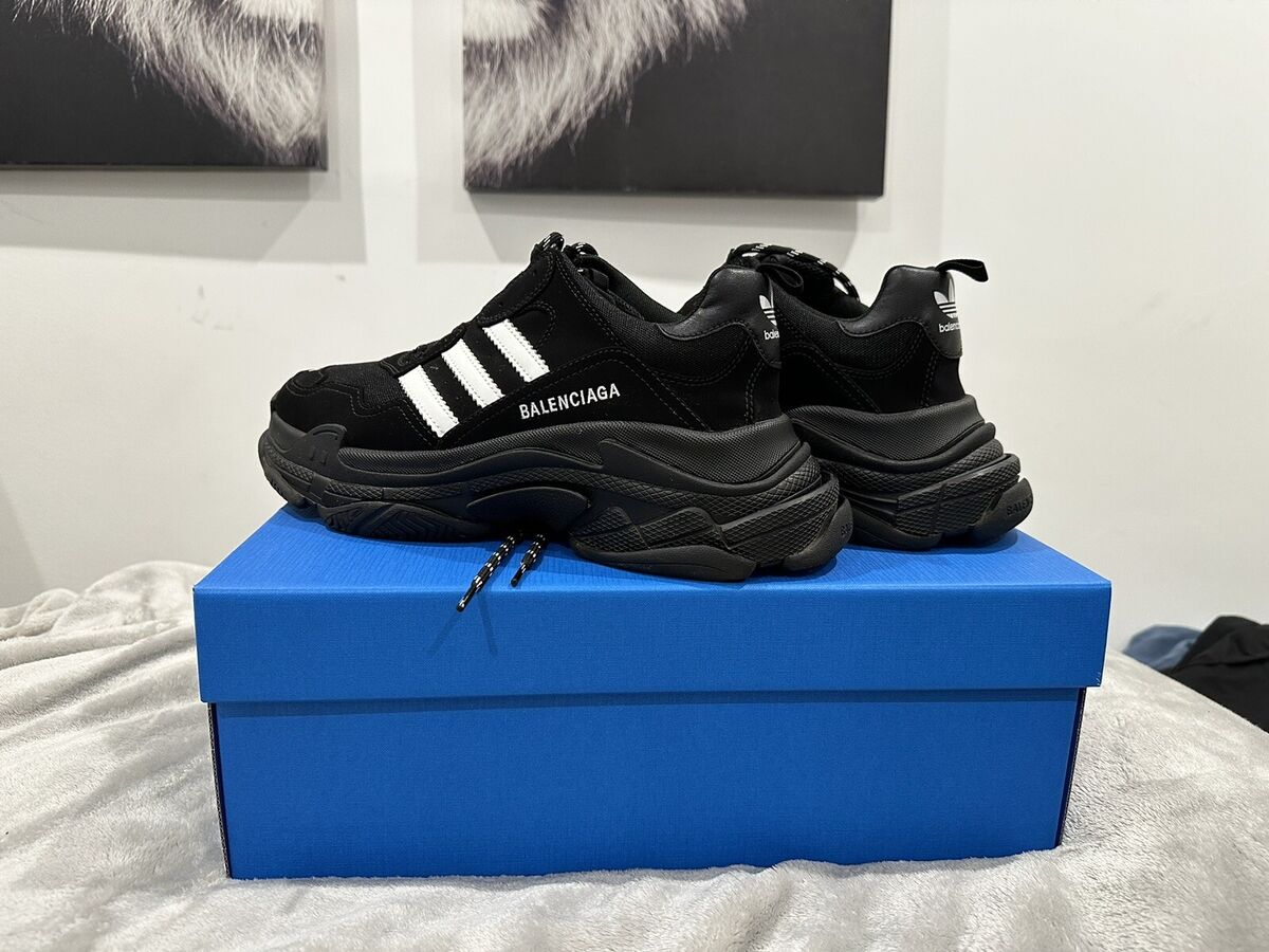 perle Sidst Rige balenciaga triple s 44 black | eBay