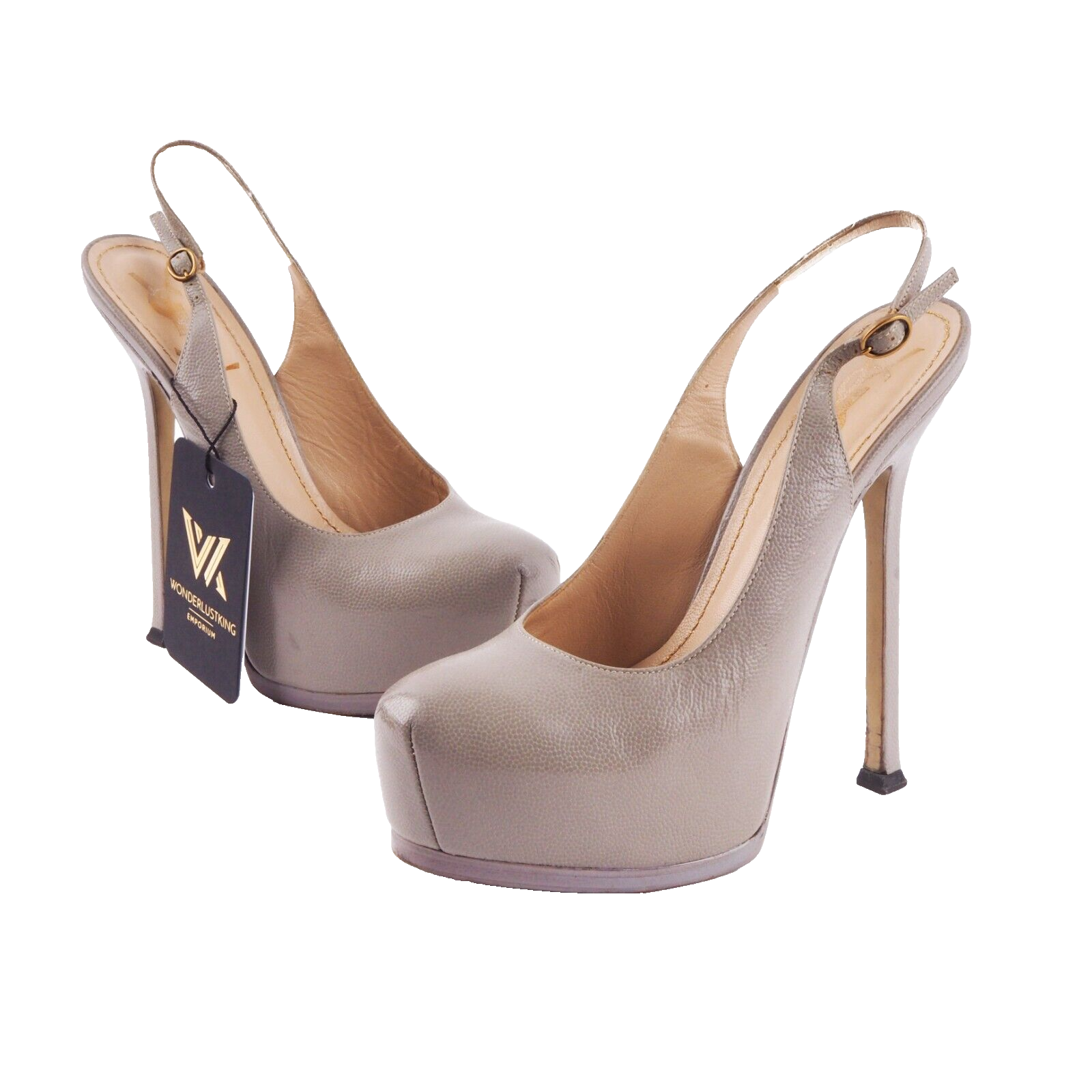 YSL Yves Saint Laurent Trib Too Pumps Luxury Designer Tacchi alti EU37 5 OP: ...