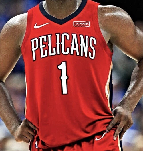 Zion red on sale jersey