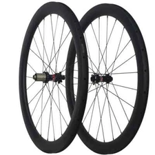 700c Carbon Road Bike Disc Wheels 50x25mm Tubeless 100/142x12mm Bicycle Wheelset