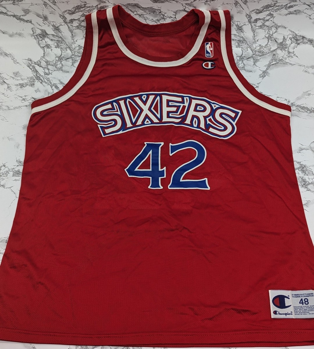 Vintage Champion Jerry Stackhouse Philadelphia 76ers Basketball