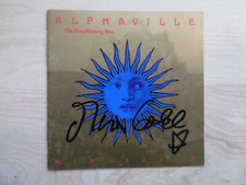 Marian Gold autograph signed CD booklet "Alphaville - the breathtaking blue"