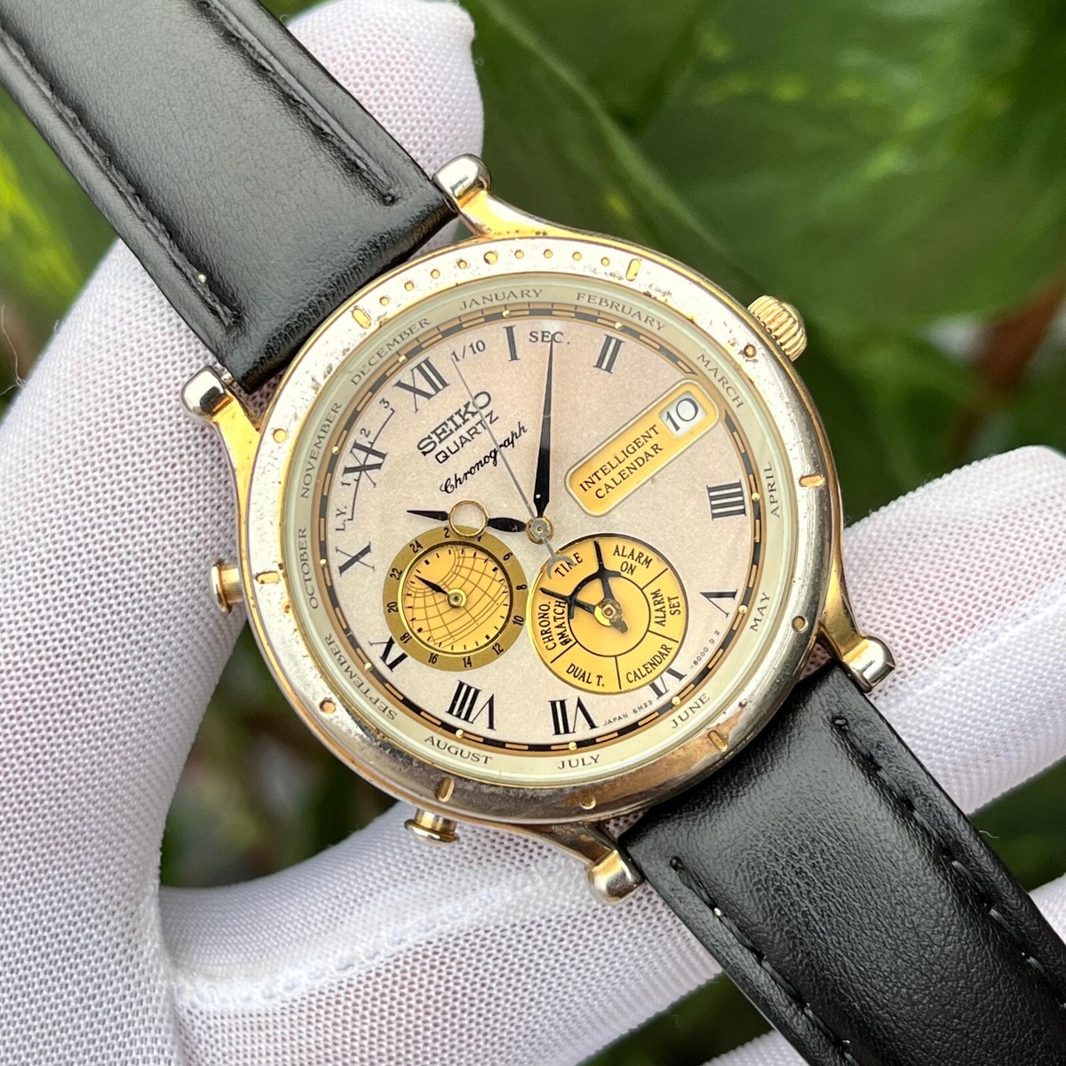 時計 Seiko wormen Vintage Seiko Age Of Discovery Intelligent Calendar Japan