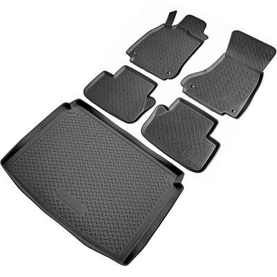 Fußmatten & Kofferraumwanne Set passend für Audi A4 B8 Limousine | 2008-2015