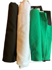 Knit Fabric For Video And Picture Backgrounds 3- white ,green, black