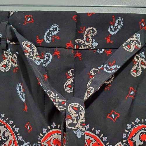 Ann Taylor LOFT Womens Petite Size 4 Sunset Paisley Tie Waist Shorts Boho - Picture 12 of 12