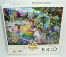 Dragon Fairy Themed Jigsaw Puzzle 1000 Piece Flights of Fantasy Garden Unicorn