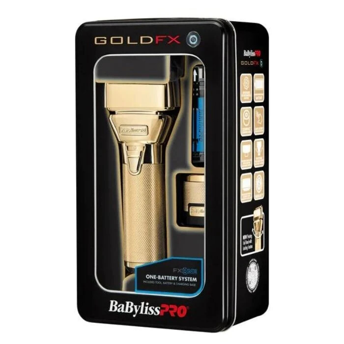BaByliss PRO FX ONE Gold FX Clipper & Trimmer & Double Foil Shaver
