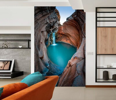 3D Rocky Lake 205 Wallpaper Mural Paper Wall Print Indoor Murals CA Coco