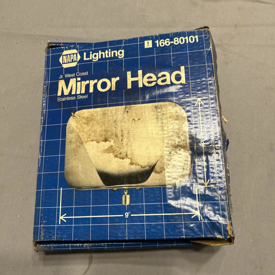 NAPA LIGHTING NOS CABEÇA DE ESPELHO DE AÇO INOXIDÁVEL 166-80101 - Imagem 3 de 3