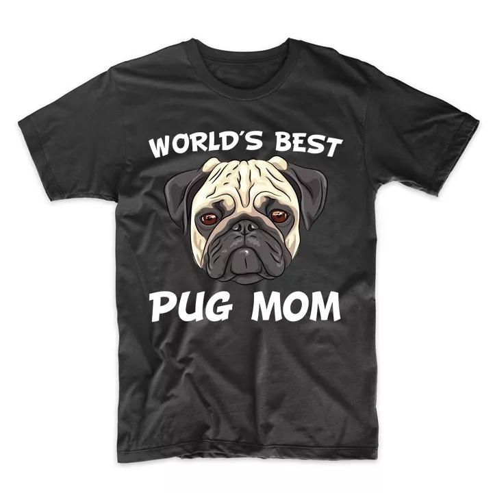 Pug mom t hot sale shirt