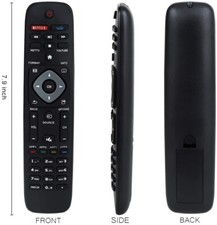 New TV Remote Control For All Philips LCD LED Smart TV Netflix Vudu Youtube