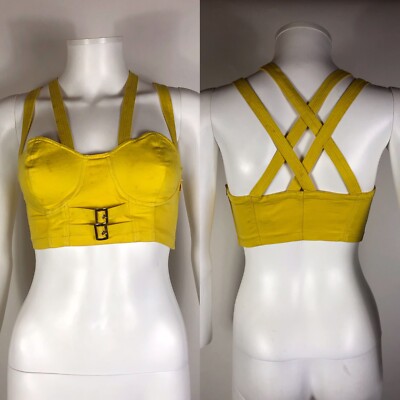 versace bustier top