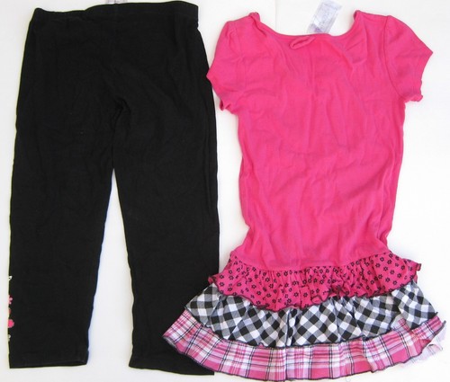 Used Girls Lot of 3: Knitworks Tunic top(M), Crop Leggings(L),Self Esteem top(L) - Picture 3 of 6