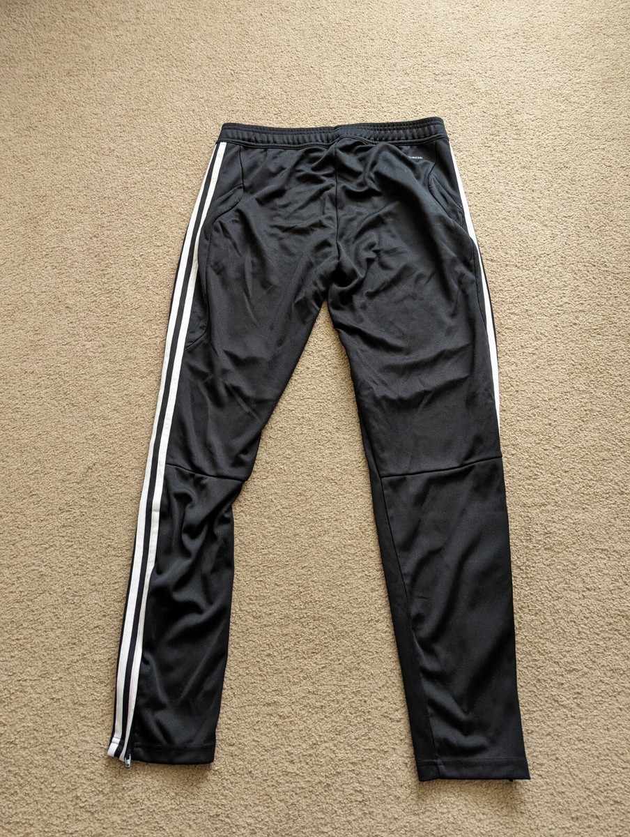ADIDAS Climacool Track Pants Joggers Black White 3 Stripes Zip Pockets Mens  Sz M | eBay