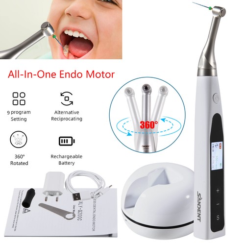 Motore Endo Wireless All-In-One 16:1 Mini Testa Manipolo Endodonzia/NiTi File ns - Foto 19 di 26