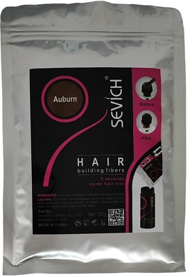 Streuhaar Sevich Schütthaar Rotbraun 100g Nachfüll Haarausfall Haarverdichter