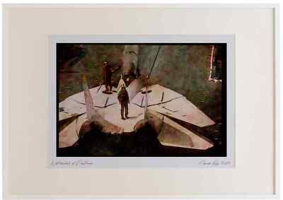 496090 F 14 Pilot prüft sein Flugzeug vor einem Flug Aquarell Bild Fra