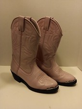 SMOKY MOUNTAIN Pink Kids Cowboy Boots Pink Size 1 Kids Girls, Cow Girl,Youth