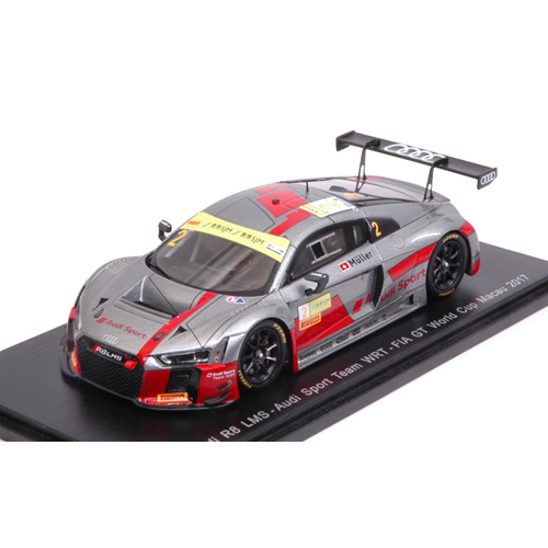 1:43 Spark Audi R8 Lms #2 Fia World Gt Cup Macau 2017 N.Muller SA137