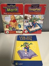 3 Leap Pad Preschool To Grade 5 Interactive Book Leap Frog No Cartridges