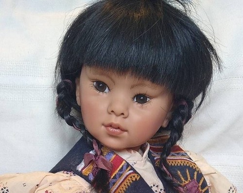 Vintage Porcelain Doll kit - SUZI repro Doll Mold by Doll Artist Rotraut Schrott - Picture 2 of 3