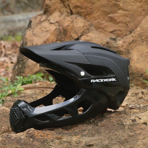 Adults Cycling Helmet Full Face Casco MTB Mountain Road Downhill Bicycle  Helmets | eBay