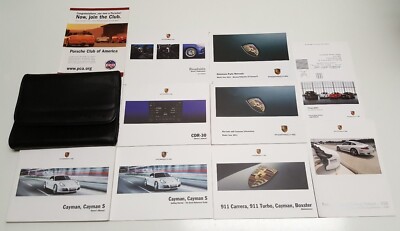 2011 PORSCHE CAYMAN CAYMAN S OWNERS MANUAL V6 3.4L 2.9L AUTO MANUAL TRANS BASE