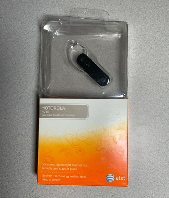 MOTOROLA H270 at&t Bluetooth Headset! New Open BOX!