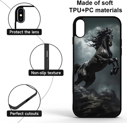 Unique Cover For Google Motorola Moto Apple iPhone horse minimalist fantasy - Picture 23 of 25
