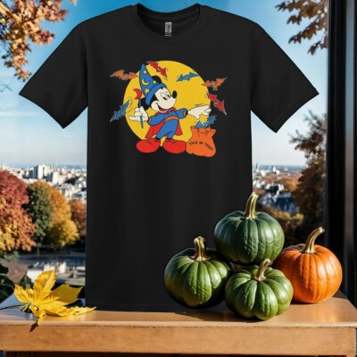 Trick Or Treat Mickey Mouse T-Shirt T Shirt Herren Damen Unisex Tshirt SY802
