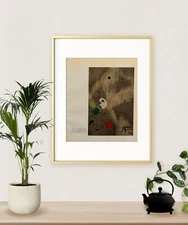 Joan Miró (1969) Original Signed Print, COA and Appraisal for $3,500US.*-.