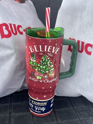 2024 New Buc-ee s Christmas Tumbler 40oz With Handle Bucees