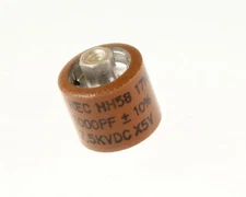 1000pF 7500V Ceramic Transmitting Doorknob Capacitor 7.5KV DC 7,500 Volts .001uF