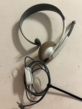 Genuine Microsoft XBox 360 LIVE Communicator White Gaming Headset w/Mic OEM