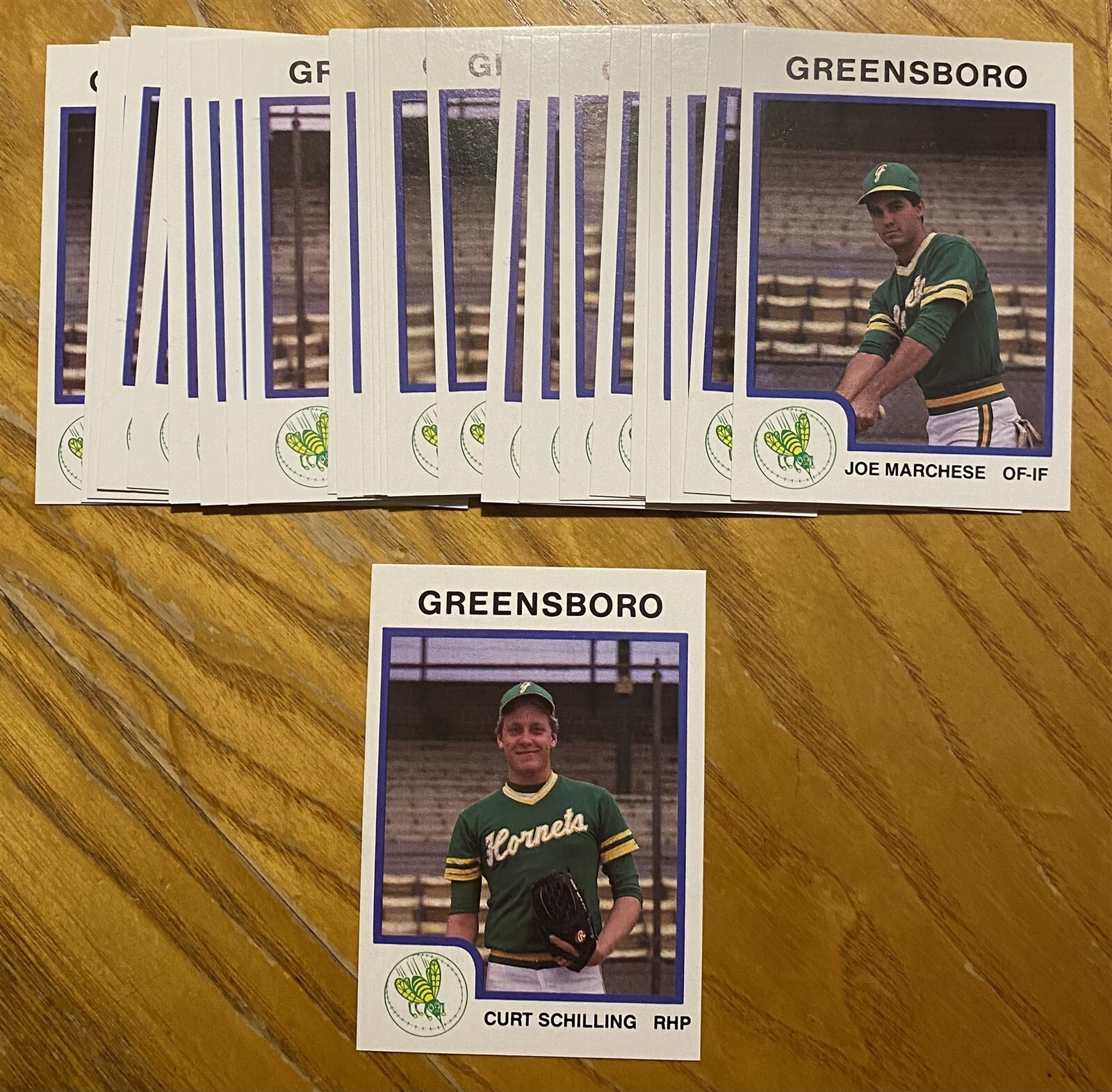 1987 Pro Cards Greensboro Minor League Team Set Curt