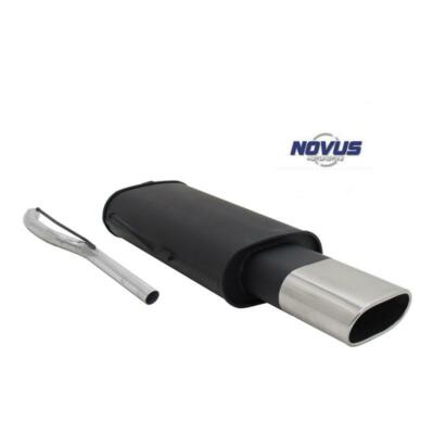 Sport Auspuff Endschalldämpfer oval DTM S Novus Gruppe N für VW Passat 35i B3