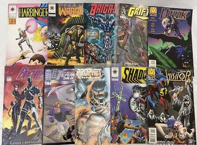 Lot Of 10 Random Comics Valiant Harbinger Brigade Grifter Niniak Shadow