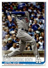 2019 Topps Update #US-113 Cody Bellinger Los Angeles Dodgers Highlight