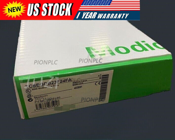 One New Schneider TCSEGDB23F24FA PLC Module Network Communication Module