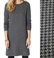 J. Jill Women’s Houndstooth Sweater Dress Size L