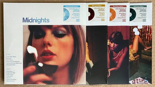 TAYLOR SWIFT * MIDNIGHTS * SPECIAL EDITION 4x COLOUR VINYL SET * BN & SEALED!