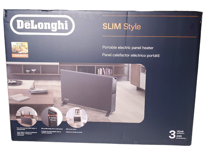 Deu0026#039;Longhi Convection Panel Heater Full Room Quiet 1500W Asphalt Grey  HCX9115E | eBay