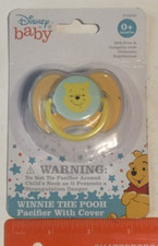 NEW  DISNEY BABY WINNIE THE POOH PACIFIER WITH COVER