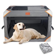 BCOCHAO Collapsible Dog Crate-Portable Dog Travel Crate for Medium