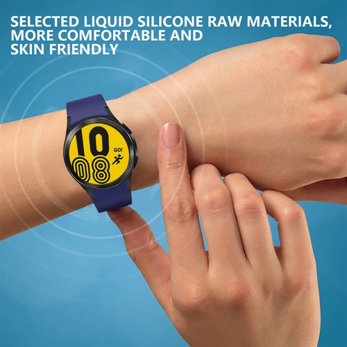 Cinturino Orologio In Silicone Morbido per Samsung Galaxy Watch 6 5 4 40 44 42 46 mm 6 Classico - Foto 9 di 25