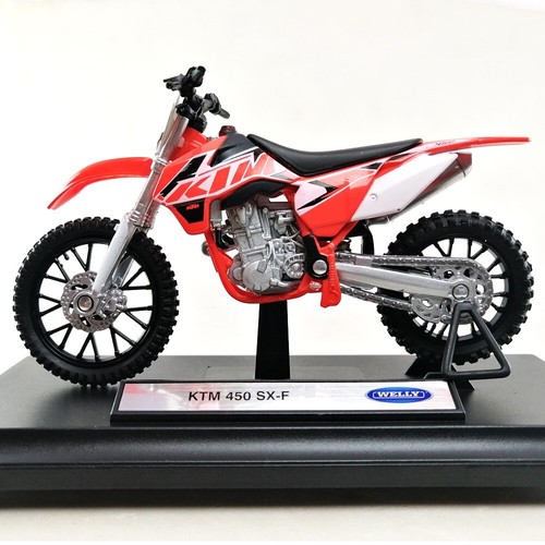KTM 450 SX-F Motorcycle Die-Cast Model Welly 1:18 Scale Toy Hobby Collection #1 - Picture 3 of 12