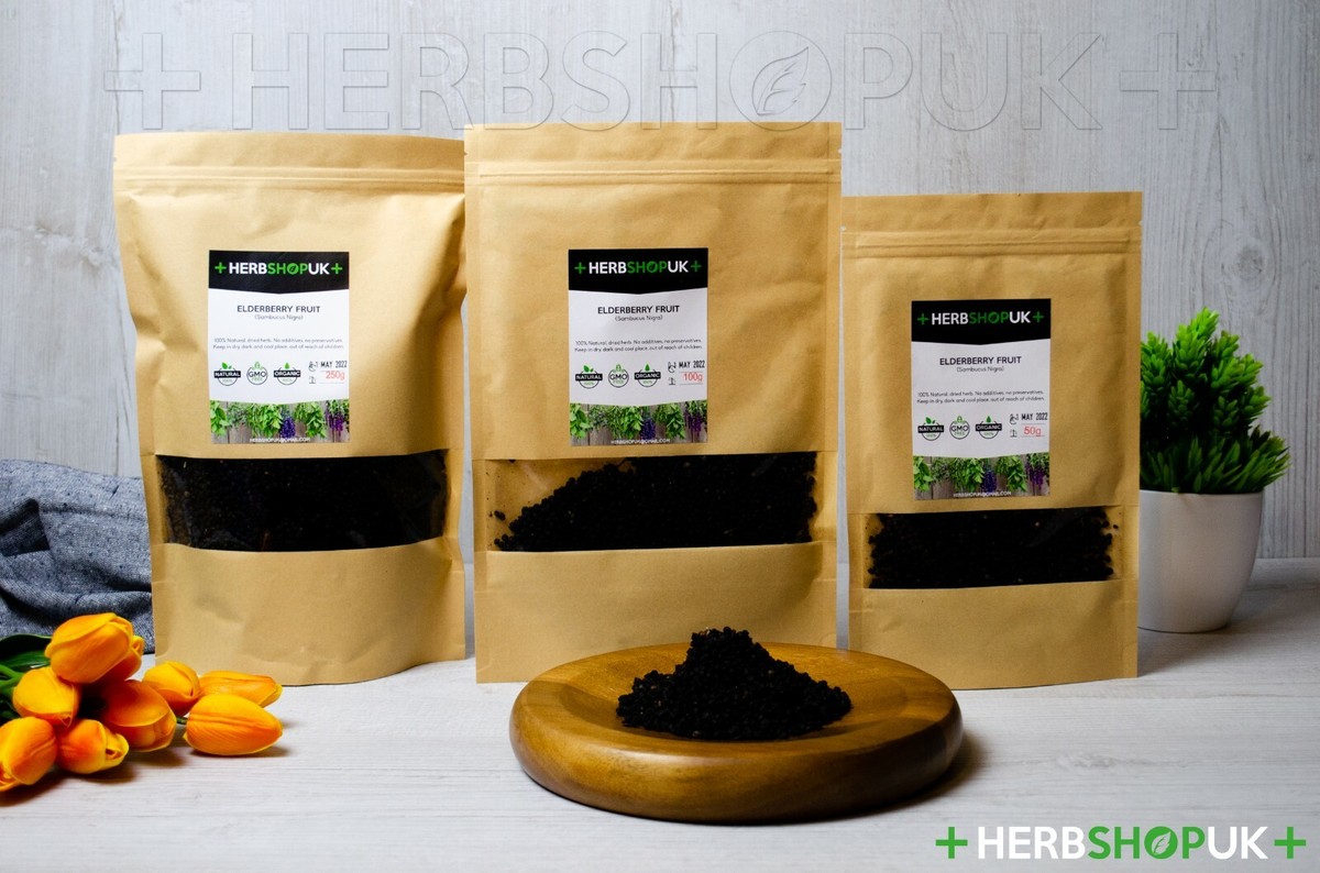Black Elderberry Tea (Sambucus Nigra) – Sugar-Free Immune
